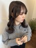 【つじ限定】前髪カット+艶カラー+髪質改善トリートメント