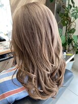 プログレス 小手指店(PROGRESS)&nbsp;シアーカラー/セミディ/ミルクティーアッシュ/10代20代30代