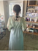 お呼ばれパーティヘアアレンジ