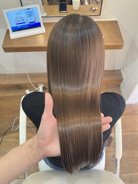 アノ 駒沢(ano) 極艶美髪ベージュロングヘア