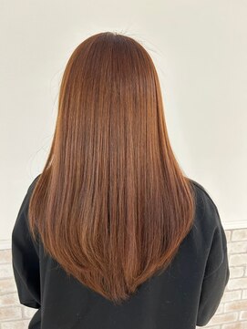 ルシードスタイル ナチュールトゥ(LUCIDO STYLE nature to) ブリーチなしオレンジカラー/オレンジブラウン