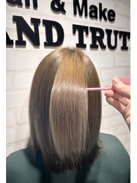 グランド トゥルース 市川店(GRAND TRUTH) さらツヤ髪質改善カラー