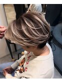 メンズシャドールーツ　ホワイトベージュ