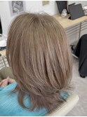 *After→Before*右スワイプ【白髪ぼかし/脱白髪染めハイライト】
