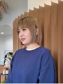 イメチェン/外ハネボブ/ワイドバング/前髪/美髪
