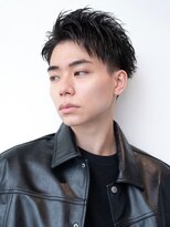 イルハバナ 渋谷(ill HAVANA) 束間/短髪/黒髪/ツーブロック/刈り上げ/モテ/センターパート