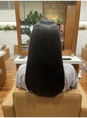 髪質改善ストレート×ロングヘア