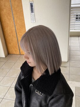 シールドヘアー 沖縄 新都心(C'LD Hair) シルバーベージュカラー/那覇美容室/おもろまち美容室