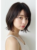 髪質改善/大人ボブ/重め前髪/大人可愛い/小顔ヘア/綱島