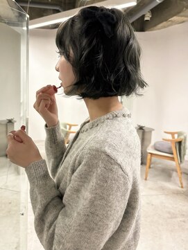 キオクエコ(KIOX eko) 名古屋ボブ/オリーブベージュ/名古屋ブリーチ