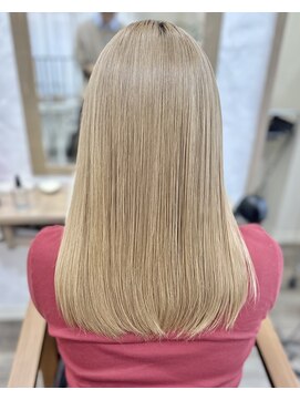 ラウラアンドロー(LAURA&RO) ミルクティーベージュダブルカラーインナーカラーケアブリーチ