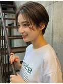 大人ショートボブ/ひし形ショート/小顔ショート