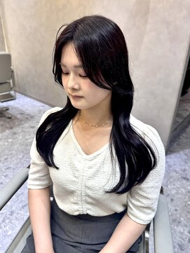 ジーナ 天神(Zina) 韓国ヘア/レイヤーカット/顔周りカット/ラベンダーカラー