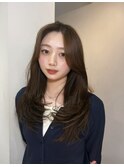 着物ヘア/大人ガーリー/ダークアッシュ/似合わせカット/三宮元町