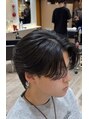 ルースト 原宿店(ROOST)&nbsp;センターパートウルフです！色気MAXのメンズスタイル！！