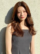 ラフィスヘアーアーチ 橋本店(La fith hair arch) レイヤーカット_韓国顔周り前髪カットダブルカラー