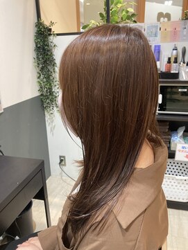 ビーズカラー イオンタウン米沢駅前店 ロングスタイル　大人可愛い☆ベリーショコラ10トーン/5