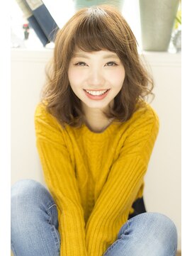 ジョワイユヘアーデザイン(Joyeux) joyeux☆大人可愛い似合わせ外ハネミディアム