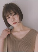 ヌーディショートボブ