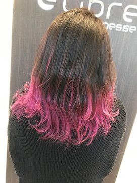 ヘア ライフ セリス(hair life Celis) ピンクレッド