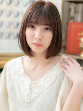 カバーヘア イヴ 戸頭店(COVER HAIR EVE) モテフォルムの大人かわいいボブスタイルb戸頭20代30代40代