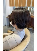 【無造作ウェーブ】女性らしいスッキリショート♪20代30代