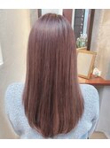 ラベンダーピンク×フェイスフレーミング[新宿/白髪ぼかし]