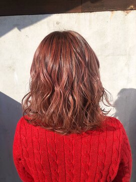 ナゴンスタイル(NAGON STYLE) ピンクベージュ×ハイライト