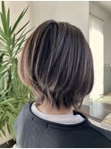 プチウルフ×アッシュベージュ