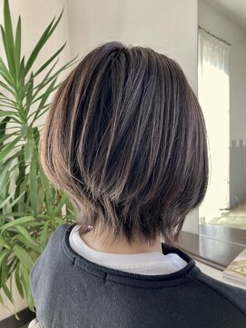 クローバー(clover) プチウルフ×アッシュベージュ / 30代40代50代ヘアスタイル