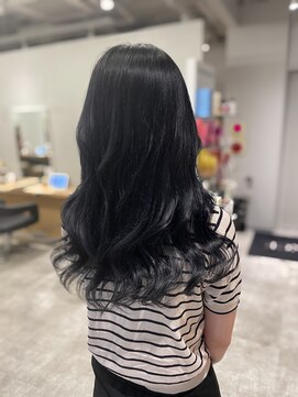 アヴァンス 京橋店(AVANCE) ブリーチありブルーブラック