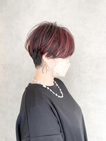 バブルス 新所沢店(BUBBLES)&nbsp;チェリーレッド×マニッシュショート