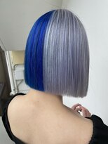 サロンドミルク 新百合ヶ丘店(salon de MiLK)&nbsp;＊ハイトーンインナーカラーシルバー新百合ヶ丘