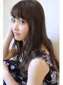 小顔似合わせカットモテケアパーマグレージュカラー黒髪/笹塚