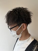 ビューティーリゾート アカヒゲ(Beauty Resort AKAHIGE) ツイストスパイラルパーマ刈り上げ束間ニュアンスパーマ