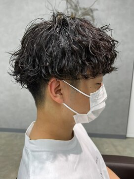 リット×ベリエ(Lit.×belier) 波巻きスパイラルツイストスパイラルパーママッシュメンズヘア