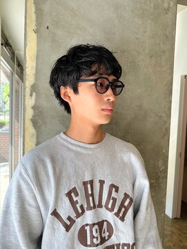 ハマモト メンズマッシュパーマ