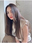 ロングスタイル 髪質改善 韓国スタイル