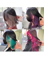 ピチカートシータ(pizzicato cita)&nbsp;【丸山style】インナーカラー×イヤリングカラー