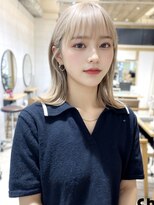 プラグ バイ ネオリーブ(plug by neolive)&nbsp;インナーグレージュ×髪質改善 [髪質改善/縮毛矯正]韓国 T☆