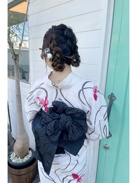 ヘアアンドケア エジェリラボ(hair&care egerie lab) 高崎美容室浴衣着付け◎20代30代40代50代