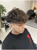 メンズツイストスパイラルパーマ波巻きパーマメンズパーマ横浜駅