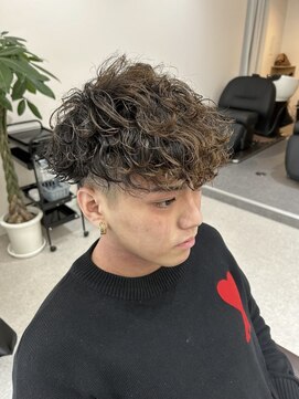 ユウル 横浜(juhl.) メンズツイストスパイラルパーマ波巻きパーマメンズパーマ横浜駅