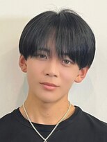 エルマーク 心斎橋(L-MARK)&nbsp;シースルーマッシュナチュラルマッシュメンズ韓国ツーブロック