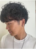 マッシュ×デザインパーマ