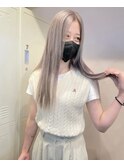 ハイトーンカラー イメチェン 美髪