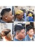 【男性メニュー】メンズカット+カラー+顔剃り+マッサージコース