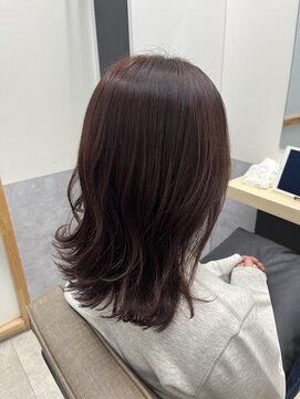 フレームプラス 御堂筋難波店(FRAME +) ピンクブラウンで艶カラー☆