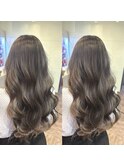 【サロンスタイル】暗めグレージュカラー