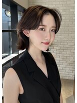 メゾンドムニ 恵比寿(Maison de MUNi)&nbsp;20代30代40代ミニボブショコラアッシュ透明感小顔ブリーチなし